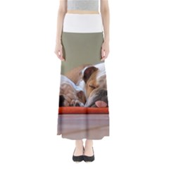 2 Sleeping Bulldogs Full Length Maxi Skirt by SomethingForEveryone