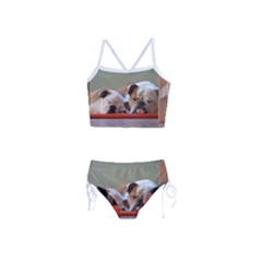 2 Sleeping Bulldogs Girls  Tankini Swimsuit by SomethingForEveryone