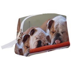 2 Sleeping Bulldogs Wristlet Pouch Bag (large) by SomethingForEveryone