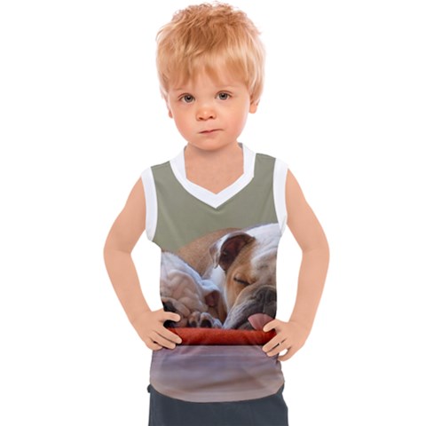 2 Sleeping Bulldogs Kids  Sport Tank Top by SomethingForEveryone