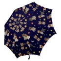 Terrier Cute Dog With Stars Sun And Moon Hook Handle Umbrellas (Small) View2