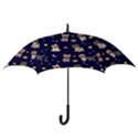 Terrier Cute Dog With Stars Sun And Moon Hook Handle Umbrellas (Small) View3