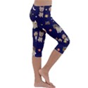 Terrier Cute Dog With Stars Sun And Moon Kids  Lightweight Velour Capri Leggings  View3