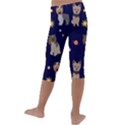 Terrier Cute Dog With Stars Sun And Moon Kids  Lightweight Velour Capri Leggings  View4