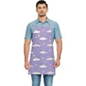 pug dog on a cloud Kitchen Apron View1