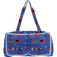 Blue 50s Multi Function Bag by NerdySparkleGoth