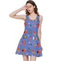 Blue 50s Inside Out Racerback Dress View1