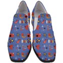 Blue 50s Women Slip On Heel Loafers View1