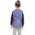 Blue 50s Kids  Hooded Puffer Vest View2