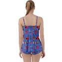 Blue 50s Babydoll Tankini Set View2