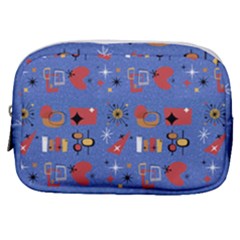 Blue 50s Make Up Pouch (small) by NerdySparkleGoth