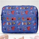 Blue 50s Make Up Pouch (Large) View1