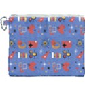 Blue 50s Canvas Cosmetic Bag (XXXL) View1