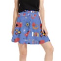 Blue 50s Waistband Skirt View1