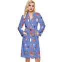 Blue 50s Robe View1