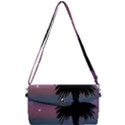 Sunset Coastal Scene, Montevideo Uruguay Removable Strap Clutch Bag View1