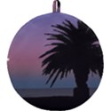 Sunset Coastal Scene, Montevideo Uruguay Round Trivet View2