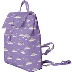 Cheerful Pugs Lie In The Clouds Buckle Everyday Backpack by SychEva