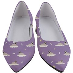 Cheerful Pugs Lie In The Clouds Women s Block Heels  by SychEva