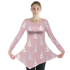 Dalmatians Favorite Dogs Long Sleeve Tunic  by SychEva