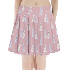 Dalmatians Favorite Dogs Pleated Mini Skirt by SychEva