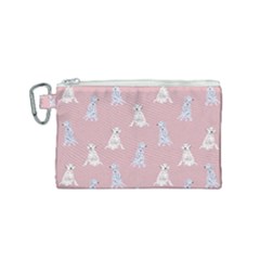 Dalmatians Favorite Dogs Canvas Cosmetic Bag (small) by SychEva