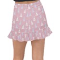 Dalmatians Favorite Dogs Fishtail Mini Chiffon Skirt View2