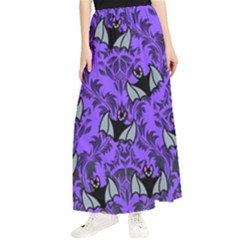 Halloween Friggin Bats Maxi Chiffon Skirt by NerdySparkleGoth