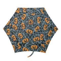 Halloween Jack O Lantern Mini Folding Umbrellas by NerdySparkleGoth