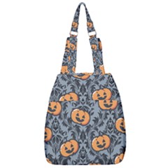 Halloween Jack O Lantern Center Zip Backpack by NerdySparkleGoth