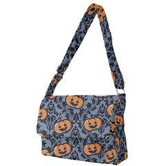 Halloween Jack O Lantern Full Print Messenger Bag (l) by NerdySparkleGoth