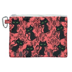 Halloween Cats Canvas Cosmetic Bag (xl) by NerdySparkleGoth