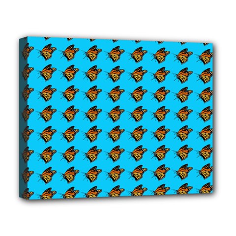 Monarch Butterfly Print Deluxe Canvas 20  X 16  (stretched) by Kritter