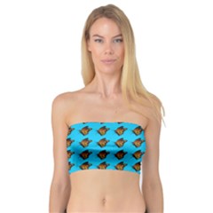 Monarch Butterfly Print Bandeau Top by Kritter