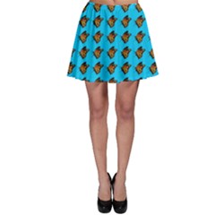 Monarch Butterfly Print Skater Skirt by Kritter