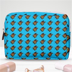 Monarch Butterfly Print Make Up Pouch (medium) by Kritter