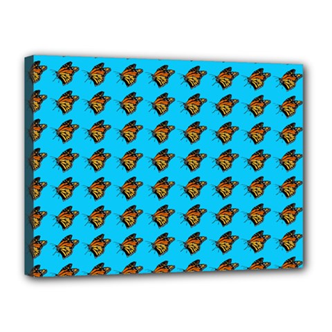 Monarch Butterfly Print Canvas 16  X 12  (stretched) by Kritter