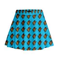 Monarch Butterfly Print Mini Flare Skirt by Kritter