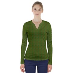 So Zoas V-neck Long Sleeve Top