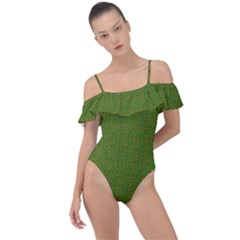 So Zoas Frill Detail One Piece Swimsuit by Kritter