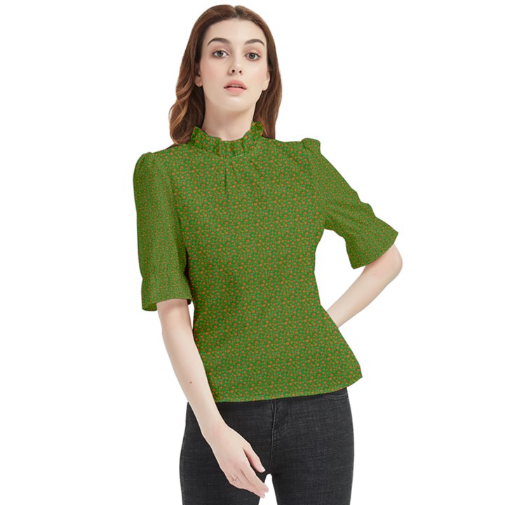 So Zoas Frill Neck Blouse