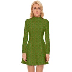 So Zoas Long Sleeve Velour Longline Dress by Kritter