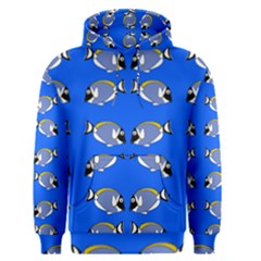 Powder Blue Tang Print Men s Core Hoodie by Kritter