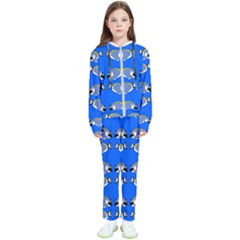 Powder Blue Tang Print Kids  Tracksuit by Kritter