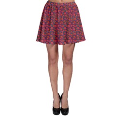 Pink Zoas Print Skater Skirt by Kritter