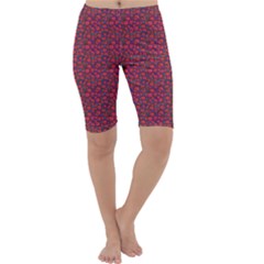 Pink Zoas Print Cropped Leggings  by Kritter