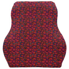 Pink Zoas Print Car Seat Velour Cushion  by Kritter