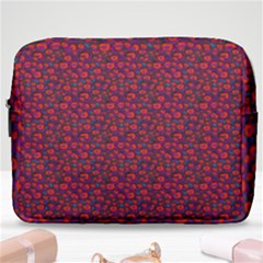 Pink Zoas Print Make Up Pouch (large) by Kritter