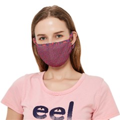 Pink Zoas Print Crease Cloth Face Mask (adult) by Kritter