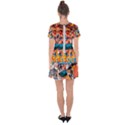 Point Of Entry Drop Hem Mini Chiffon Dress View2